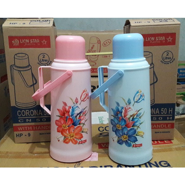 TERMOS AIR PANAS LION STAR CORONA 2 Liter 50H - Biru pink