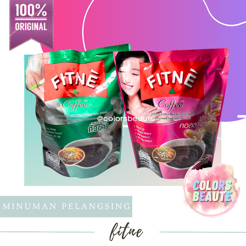 FITNE COFFE INSTAN / KOPI PELANGSING / COFFE DETOX / KOPI DIET / MINUMAN DIET / MINUMAN PELANGSING