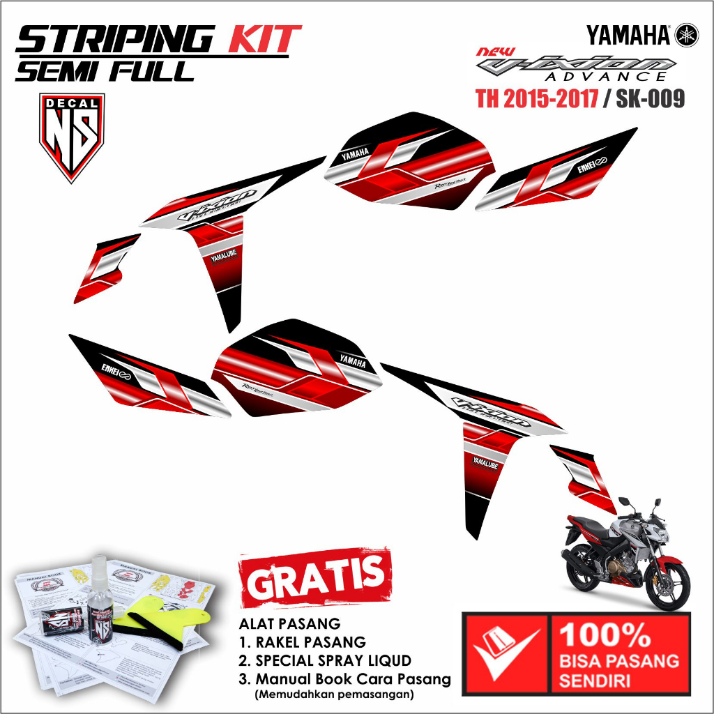 Striping New Vixion Advance 2015 - 2017 009