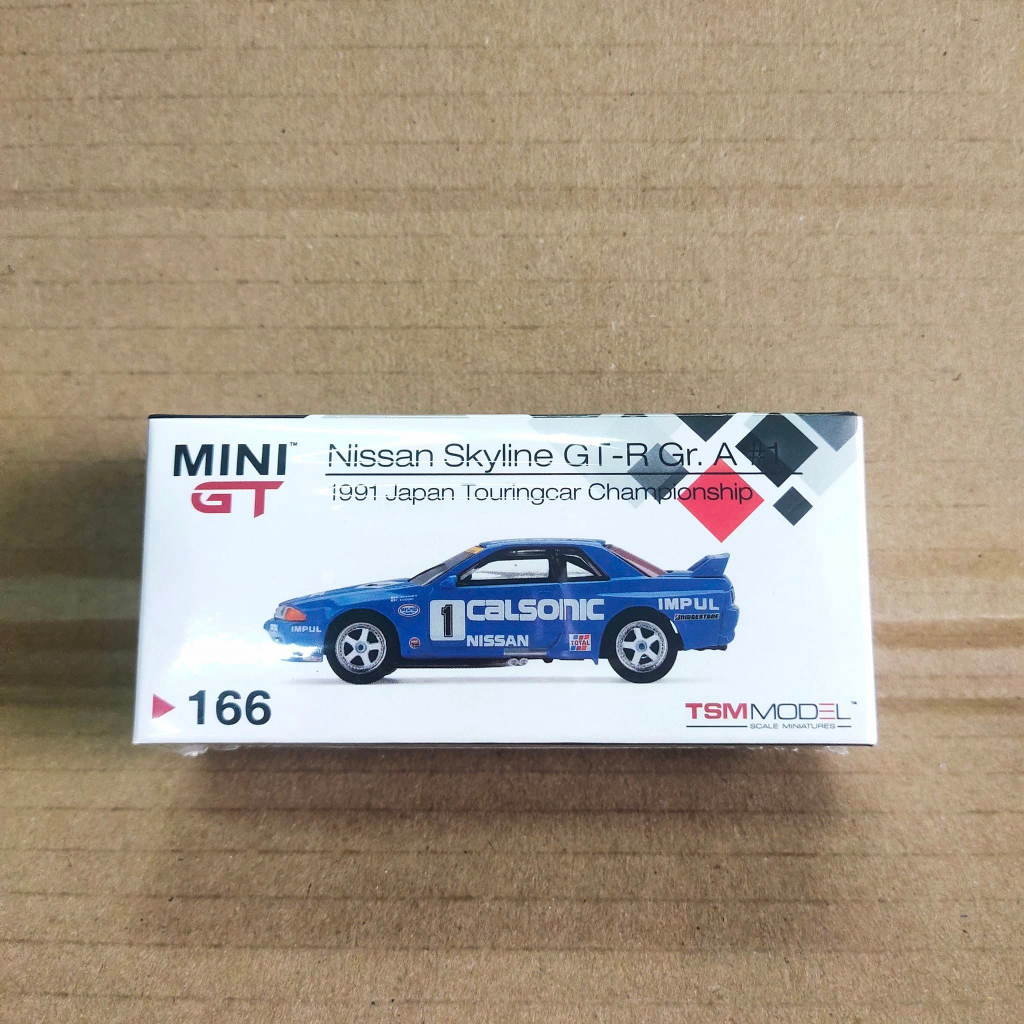 Mini GT 166 Nissan Skyline GT-R Calsonic 1991 Japan Touringcar