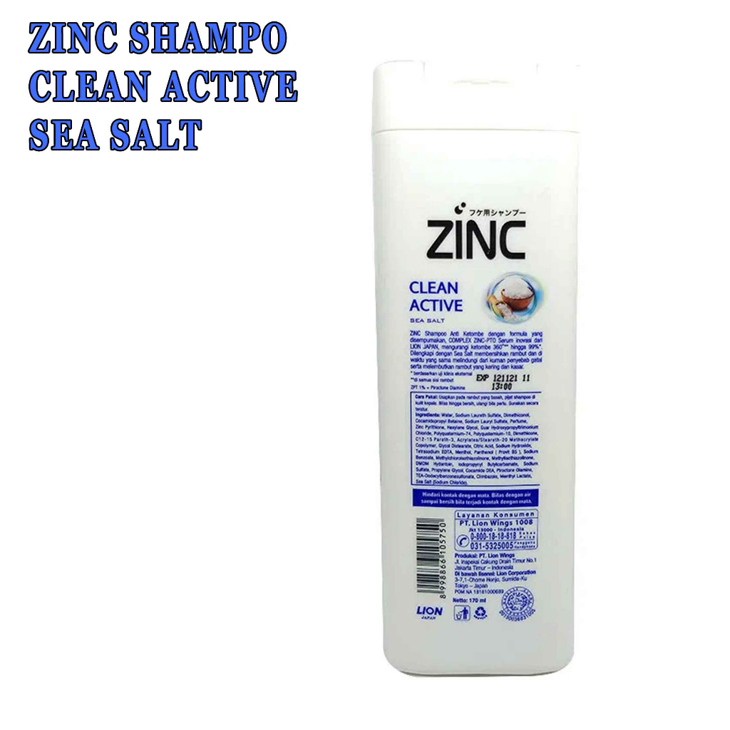 Sea Salt* Sampo Zinc* Clean Active* 170ml