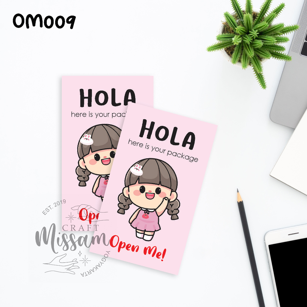 

Stiker Open Me Label Thank You Sticker OM009