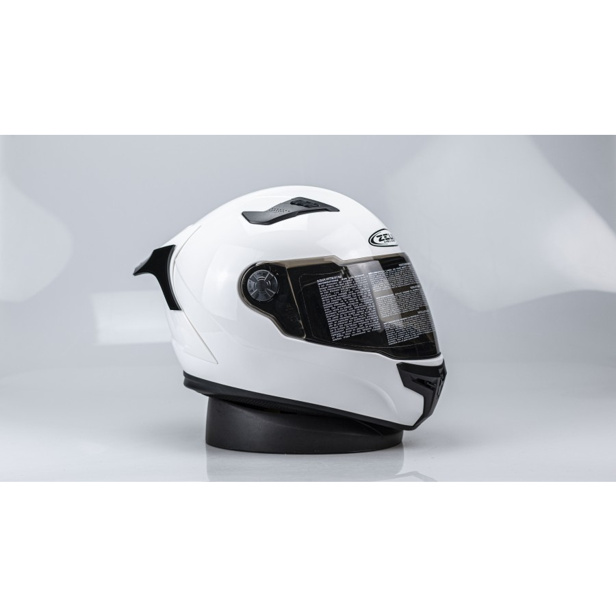 PAKET GANTENG HELM MOTOR ZEUS 813 WHITE HELM IMPORT ORI SNI