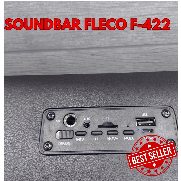 Speaker Soundbar Portable Fleco F-422 Radio/Mp3/Usb Suara Extra Bass