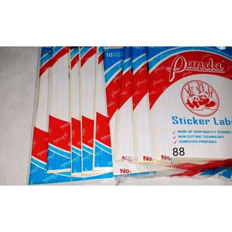 

LABEL NO. 88 SELF ADHESIVE LABELS / LABEL STICKER / STICKER LABEL