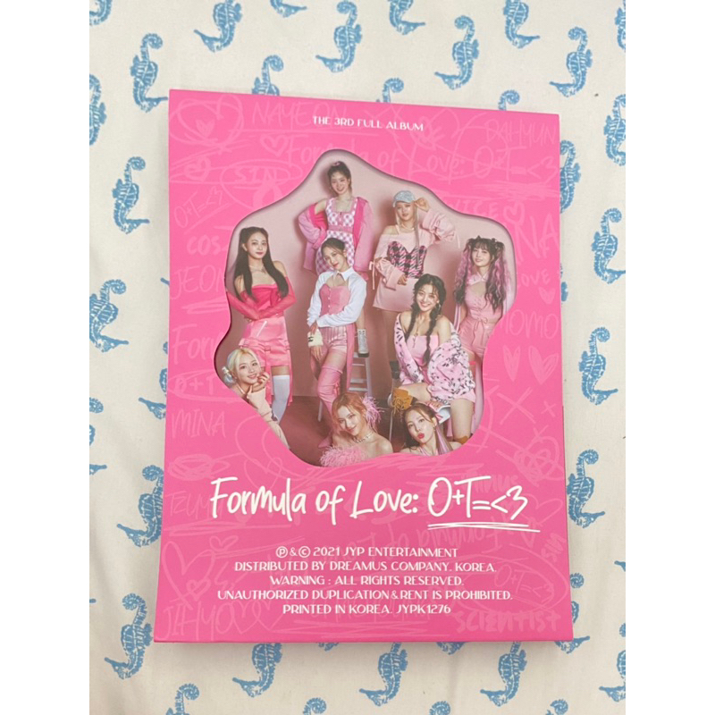 UNSEALED TWICE ALBUM FORMULA OF LOVE (EXPLOSION)