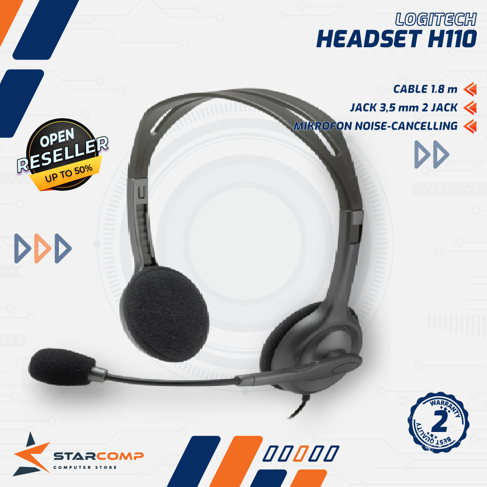 Headset Logitech H110 Stereo Headset Logitech