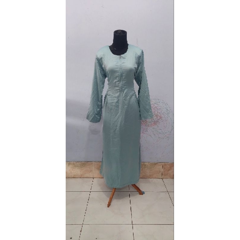 Gamis jumbo polos preloved