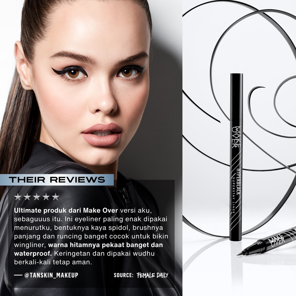 MFI - MAKE OVER Hyperblack Superstay Liner 1 gr | 100% ORIGINAL