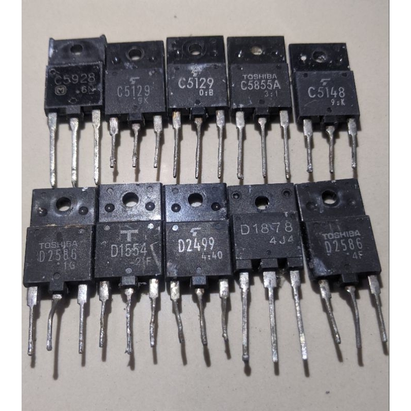 transistor regulator & horizontal original cabutan tv