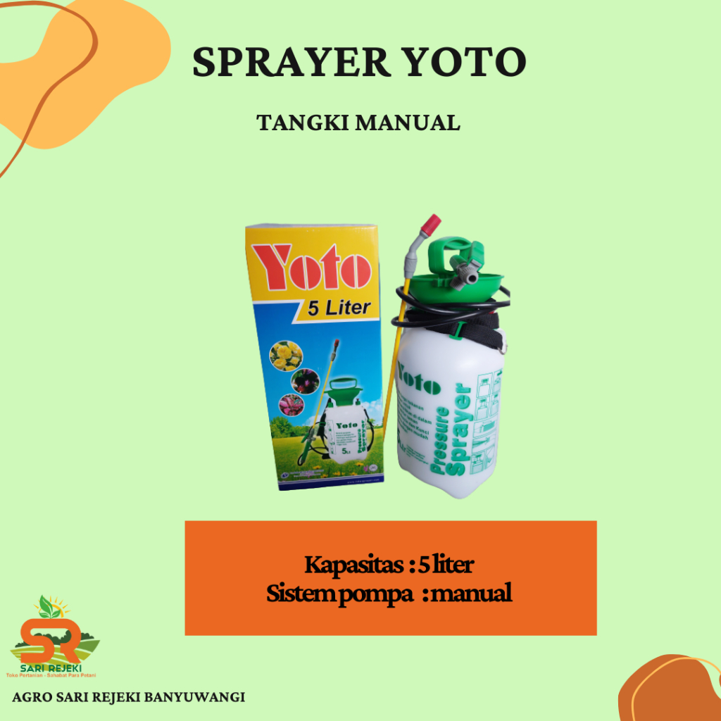 TANGKI SPRAYER YOTO 5LITER