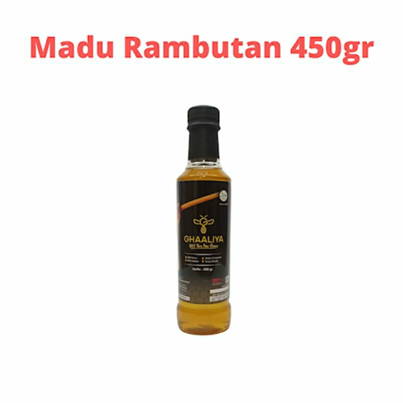 

Madu Murni Asli Nektar Rambutan 450gr