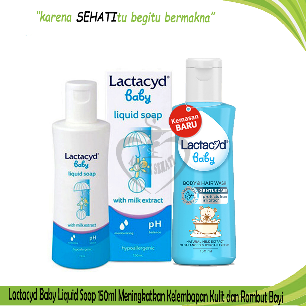 LACTACYD LIQUID BABY 150ML / Sabun Cair Bayi/ Antiseptik