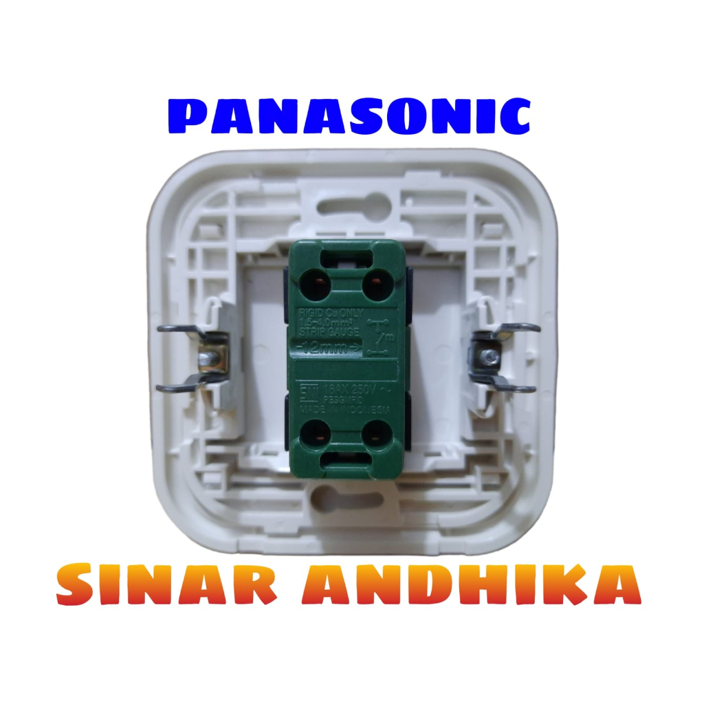 SAKLAR ENGKEL KECIL PUTIH PANASONIC WEJ 78019+WEJ 5531