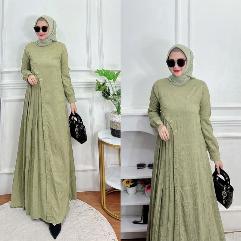gamis irena//polo linen