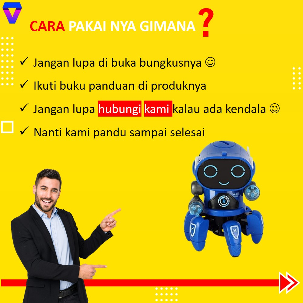 ROBOT MAINAN ANAK ANAK LAKI-LAKI 2-7 TAHUN BISA BERGERAK MAINAN ROBOT JOGET BUNYI MAINAN EDUKASI ANAK PEREMPUAN MURAH BOT PIONNER OCTOPUS DANCING WITH MUSIC JS186