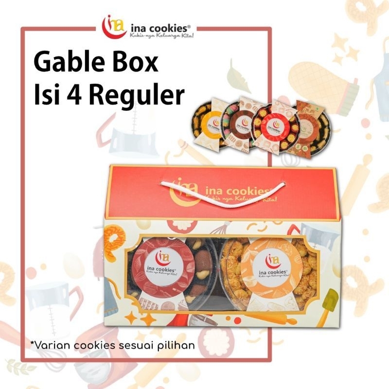 

HAMPERS Ina Cookies Lebaran/ Natal / Imlek FREE KARTU UCAPAN