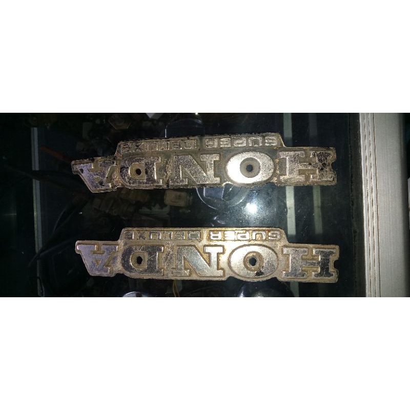 emblem tangki tanki honda gl100 glk original