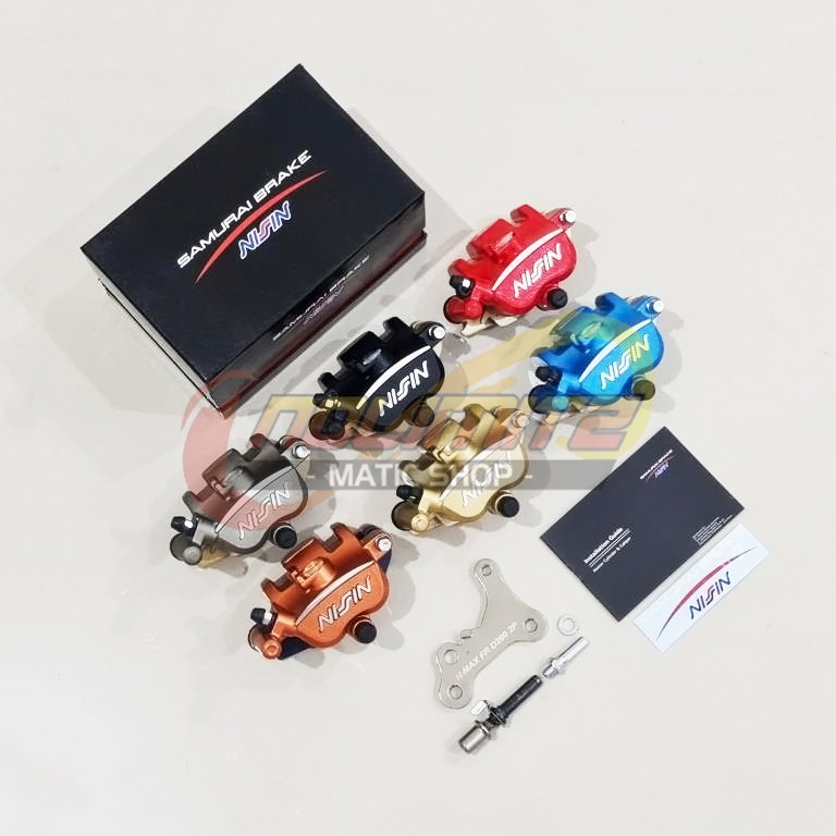 Kaliper Nissin Samurai 2 Piston Depan 260mm Yamaha NMAX Aerox 155