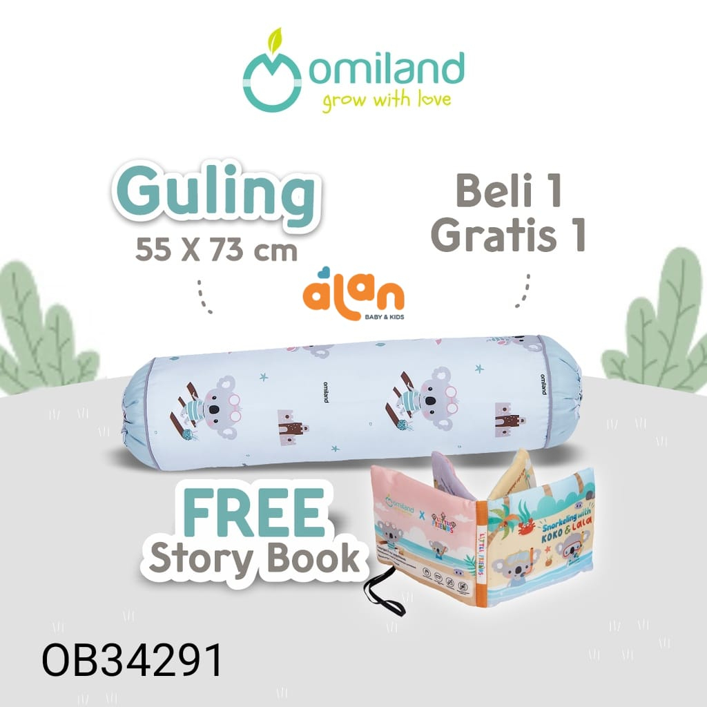 Omiland Guling Anak Gratis Soft Book - Koala Series OB34291 OB35291