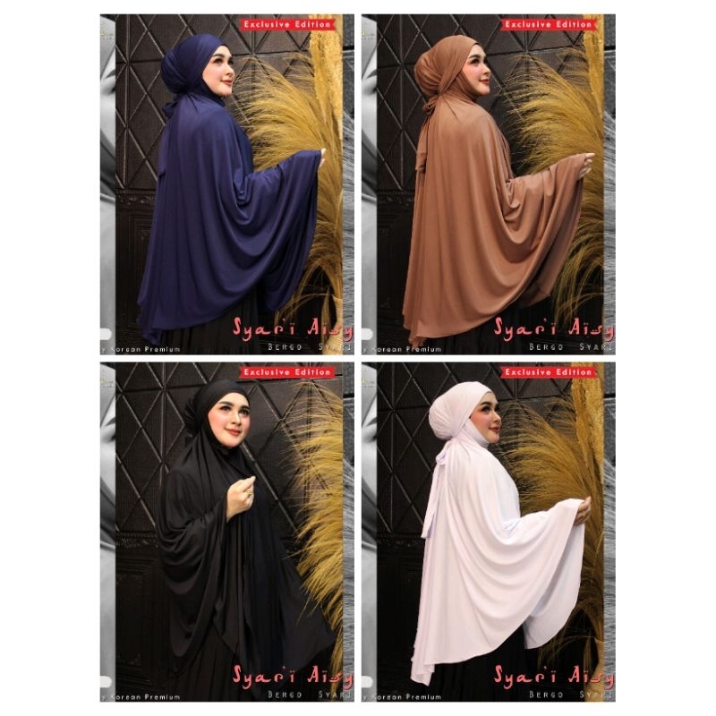 JILBAB INSTAN JERSEY KOREAN