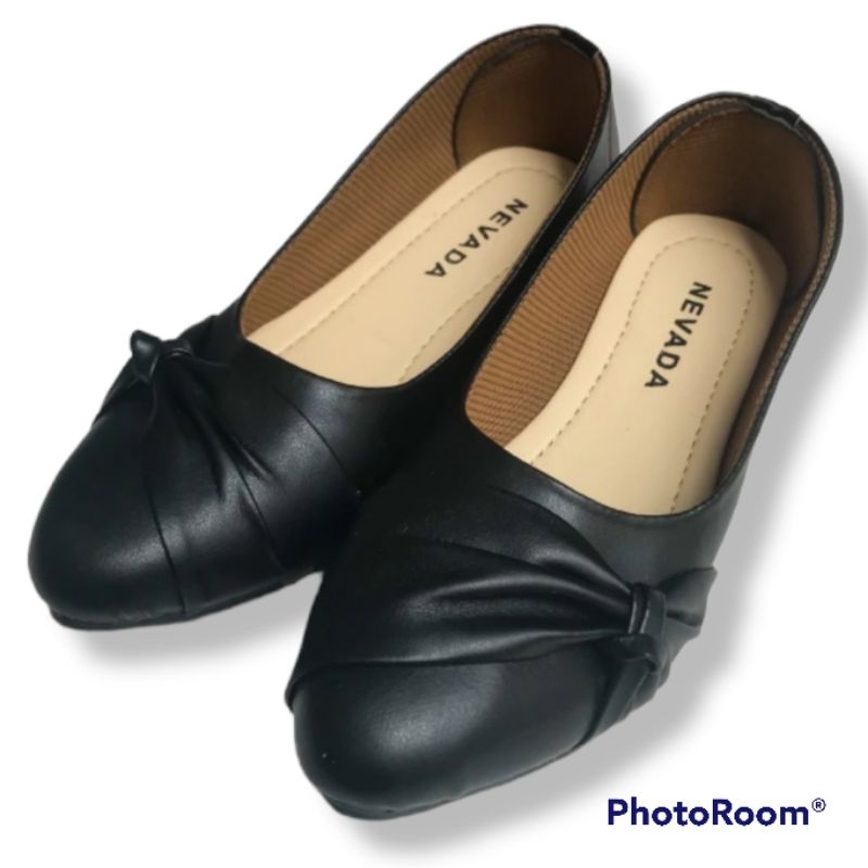 Sepatu Flat NEVADA | Sepatu kerja wanita flatshoes cewek casual Branded (F02)