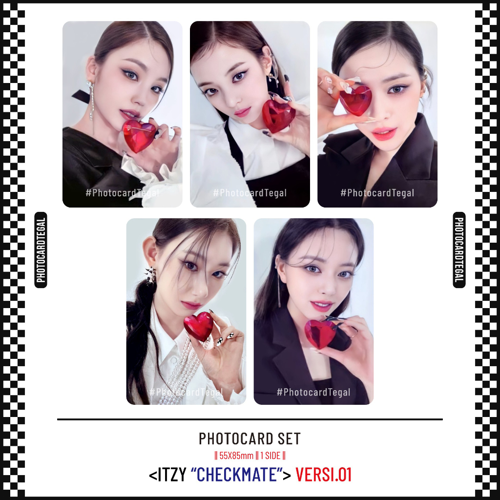 [SET] PHOTOCARD ITZY Benefit, POB, Selca (Yeji, Ryujin, Lia, Chaeryeong, Yuna)