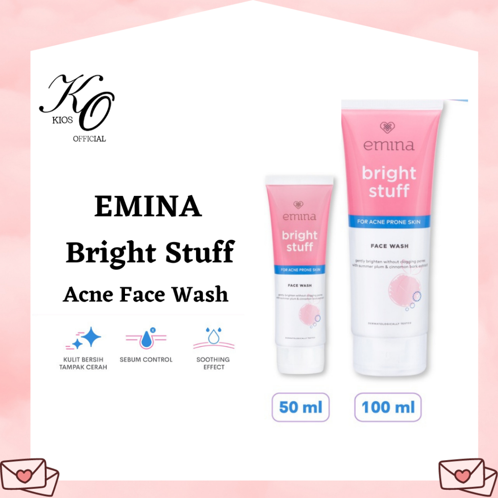 Emina Bright Stuff Acne Prone Face Wash 50 ml &amp; 100 ml