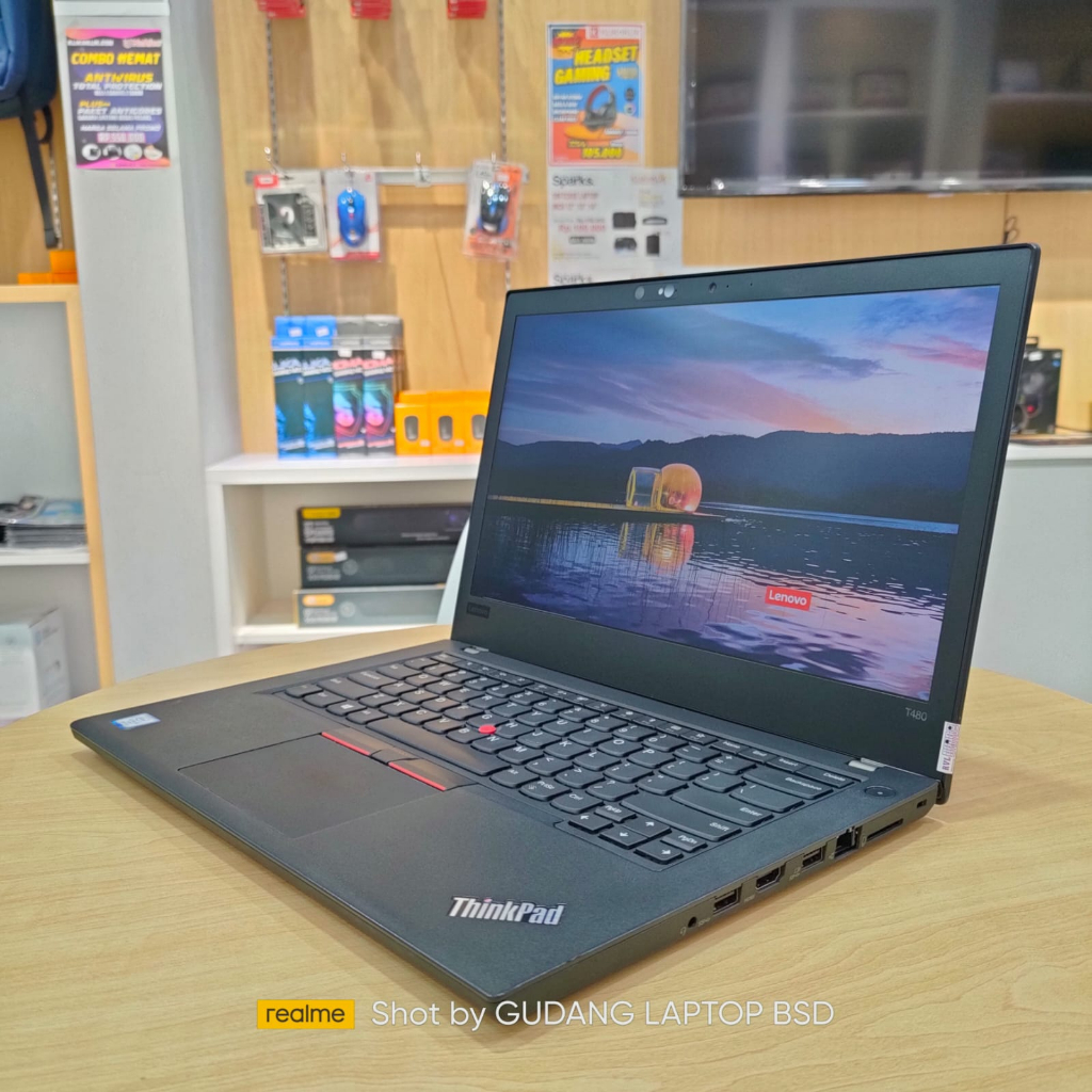 LAPTOP MURAH LENOVO THINKPAD T480 Intel i5 8250U RAM 8GB 16GB SSD 512GB FHD WINDOWS