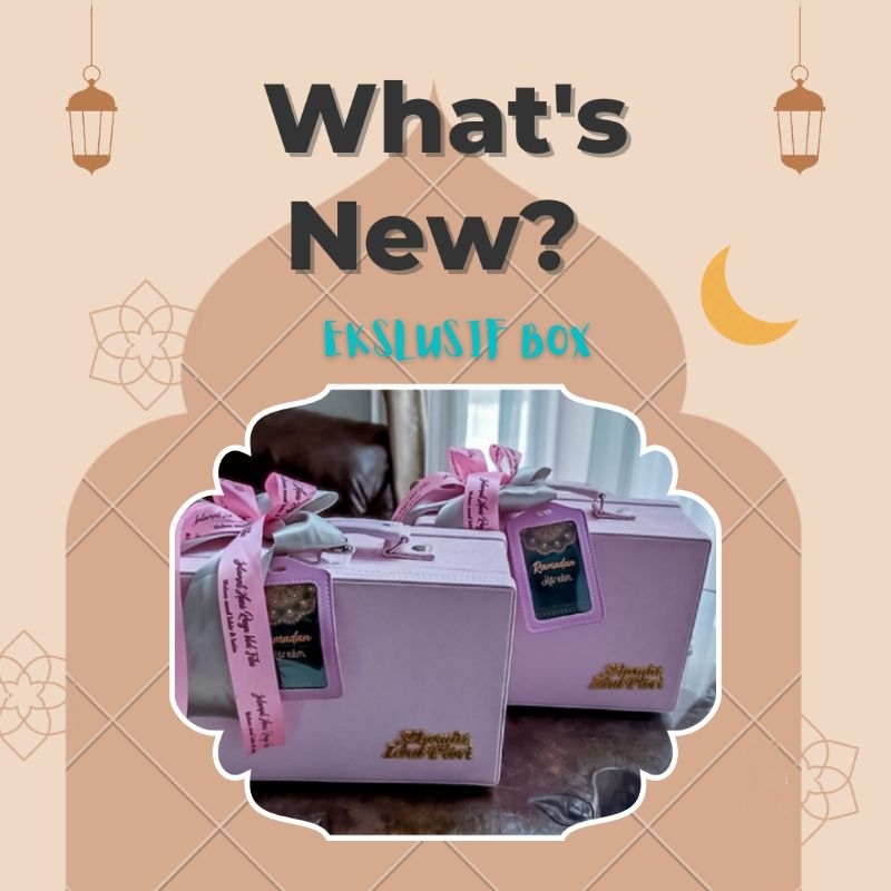 

Box koper hampers/hard box untuk hampers lebaran