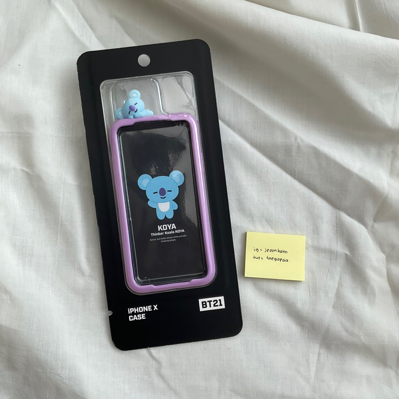 BT21 BTS Koya Official Case for iPhone X / v jungkook taehyung jimin jin suga jhope rm namjoon yoong