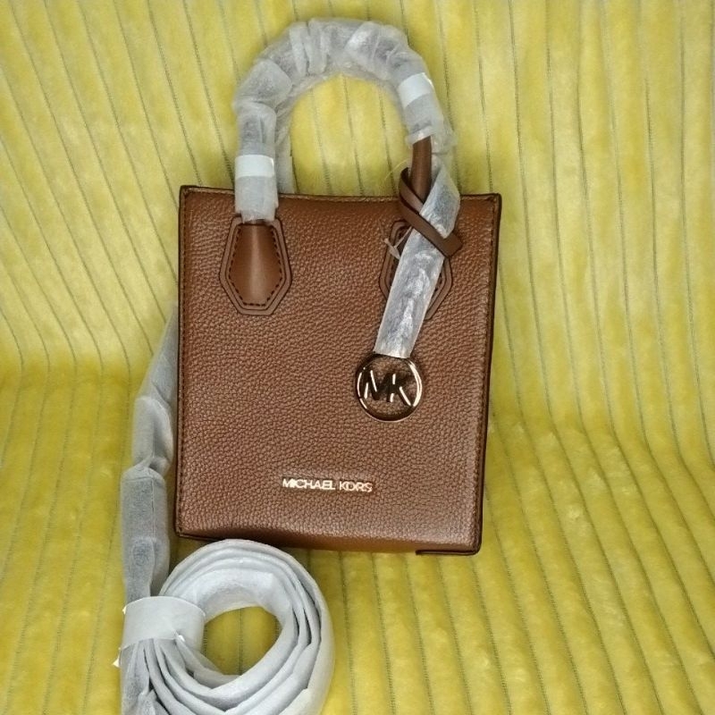 tas sandang Mercer xs MK brown michaelKors