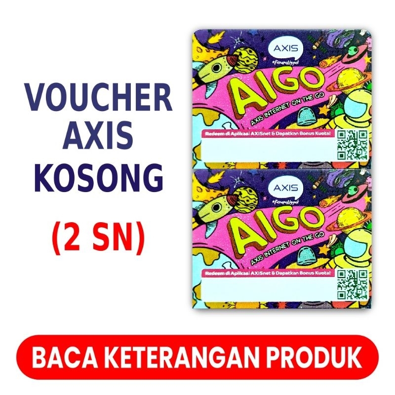 VOUCHER AXIS KOSONGAN VOUCHER BLANK AXIS