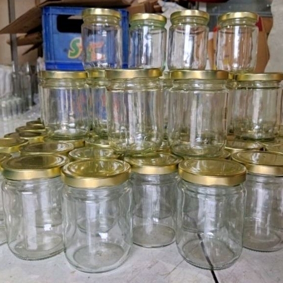 TOPLES JAR 250ML KACA, TOPLES SAMBEL 250ML, TOPLES SELAI 250ML, TOPLES MADU, TUTUP ALUMUNIUM