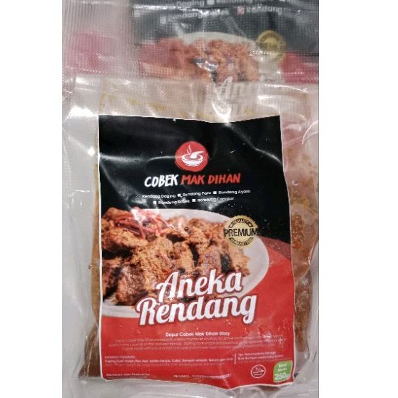 

Rendang Padang Daging Sapi Asli Rendang Frozen Food Bumbu Premium