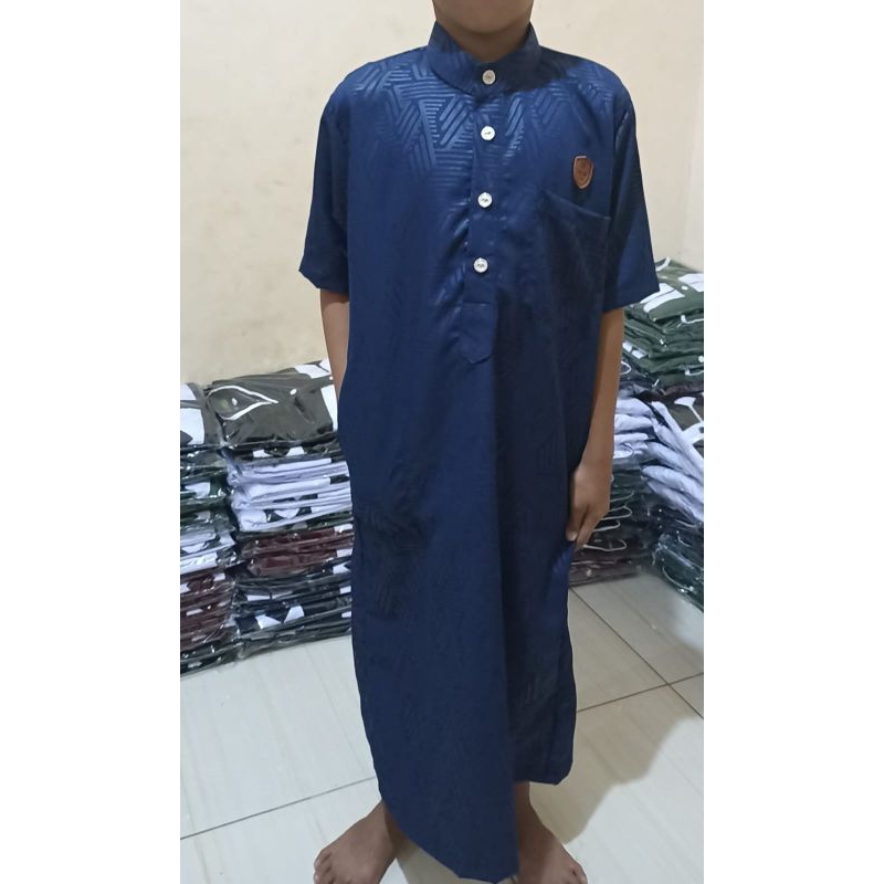 jubah /gamis  anak laki-laki usia 2 -16thun lengan pendek