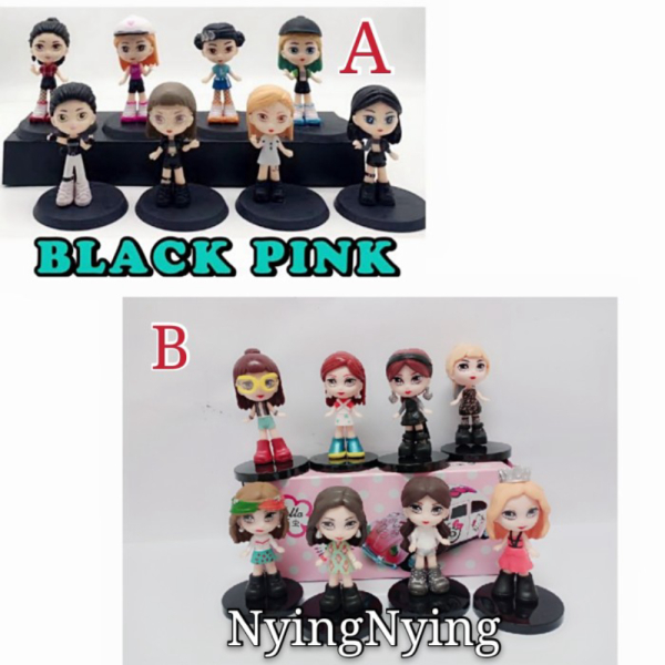 

Dijual Action figure/Pajangan/Mainan BLACKPINK BLACK PINK KPOP Set 7 - Black Pink A Diskon