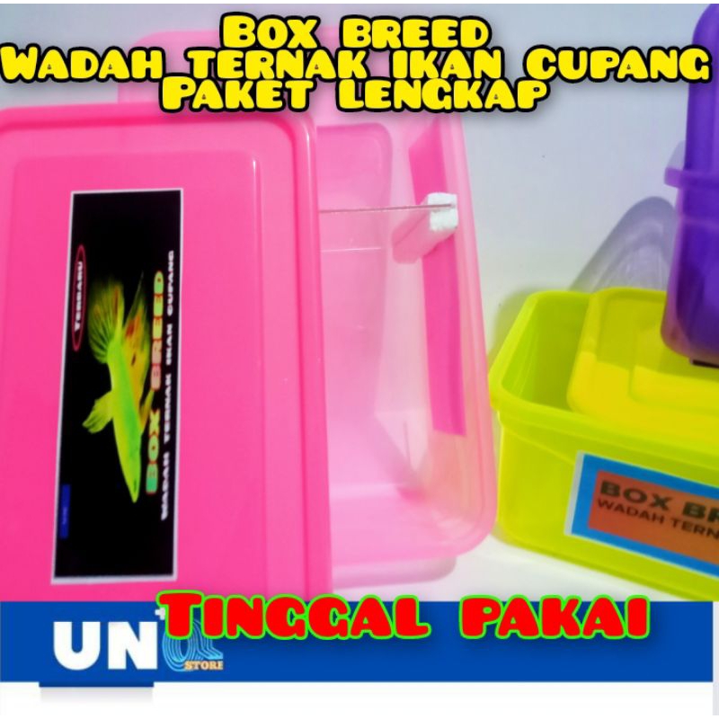 BOX BREED / BOXBREED WADAH TERNAK PENJODOHAN IKAN CUPANG