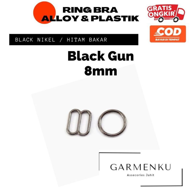 1000Pcs Ring Bra Alloy Dan Plastik Hook