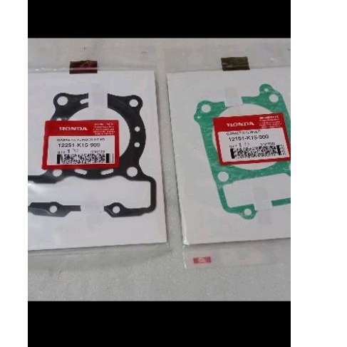 Paking Blok Head Atas Bawah Set Asli AHM CB150R Street Fire Old