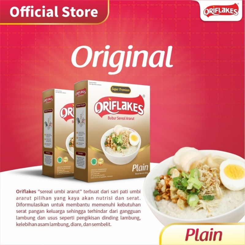 

ORIFLAKES ORIGINAL PLAIN GULA KELAPA SEREAL ATASI MAAG DAN ASAM LAMBUNG