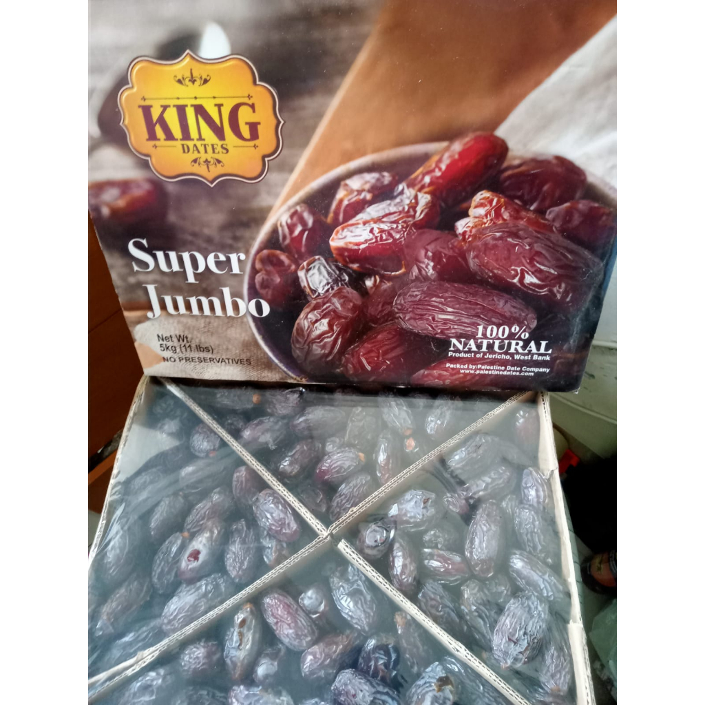 

Medjool palestina King 5kg Super Jumbo