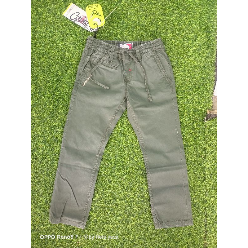 celana chinos kids cardinal original/celana chinos pinggang karet cardinal