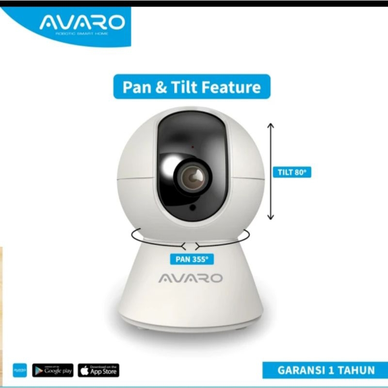 AVARO Smart CCTV WIFI IP Camera CCTV Indoor 2MP PTZ
