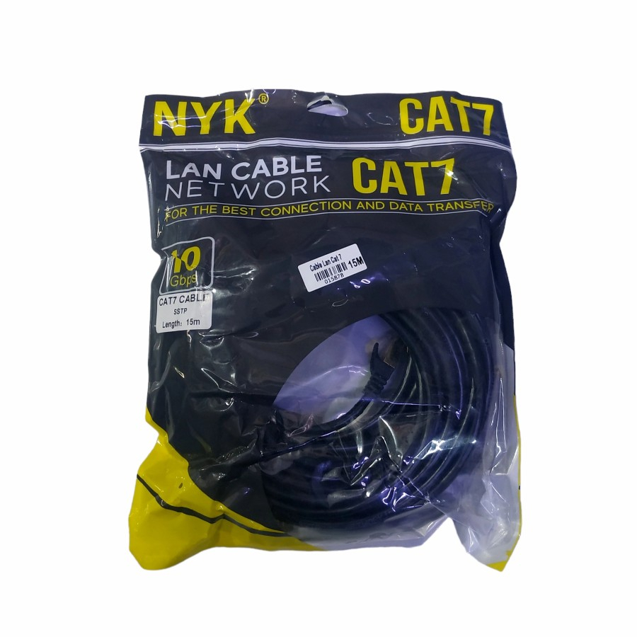 NYK Kabel Lan SSTP Cat7 15M Internet Ethernet Cable