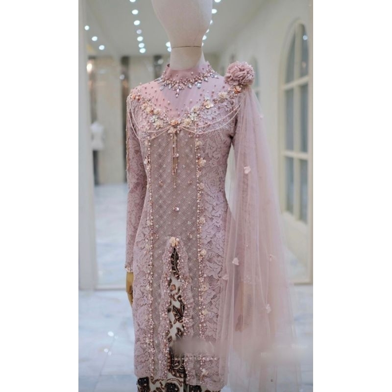 preloved kebaya ivory beige