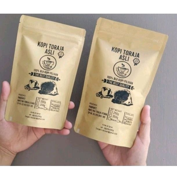 

Kopi Toraja Bubuk Halus Robusta 250gram