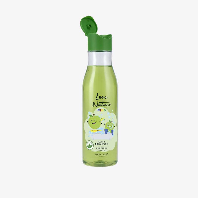 Love Nature Kids Hair &amp; Body Wash Playful Strawberry/Love Nature Kids Hair &amp; Body Wash Cheerful Apple