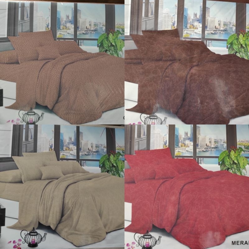 Sprei Polos Embos 180 x 200 / Sprei Kencana Polos Premium