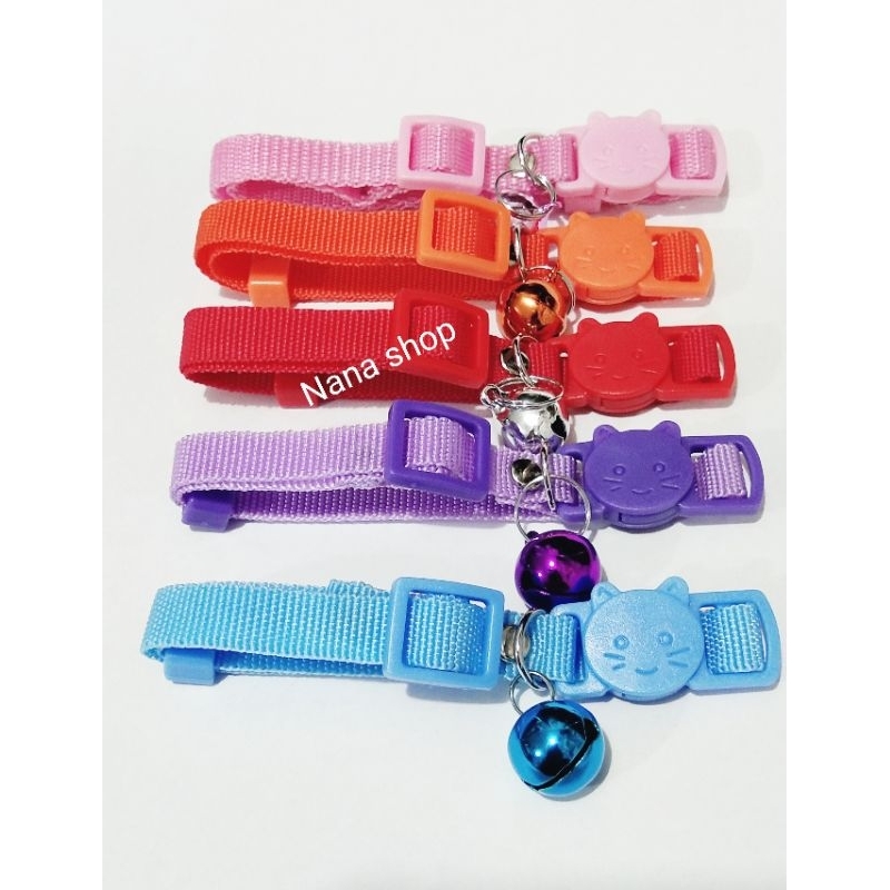 Pet collor kalung leher kucing anjing kelinci lonceng 14mm